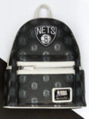 NBA Brooklyn Nets Basketball Logo Mini Backpack